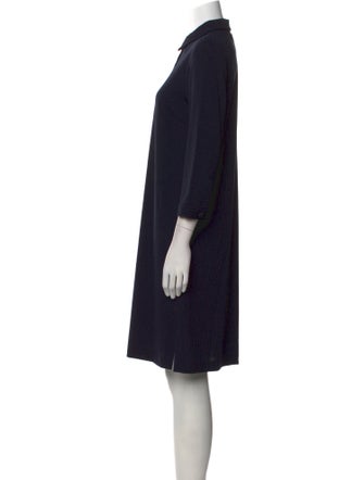 Oscar de la Renta Wool Knee-Length Dress