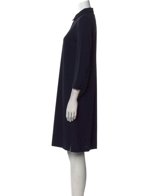 Oscar de la Renta Wool Knee-Length Dress