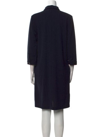 Oscar de la Renta Wool Knee-Length Dress