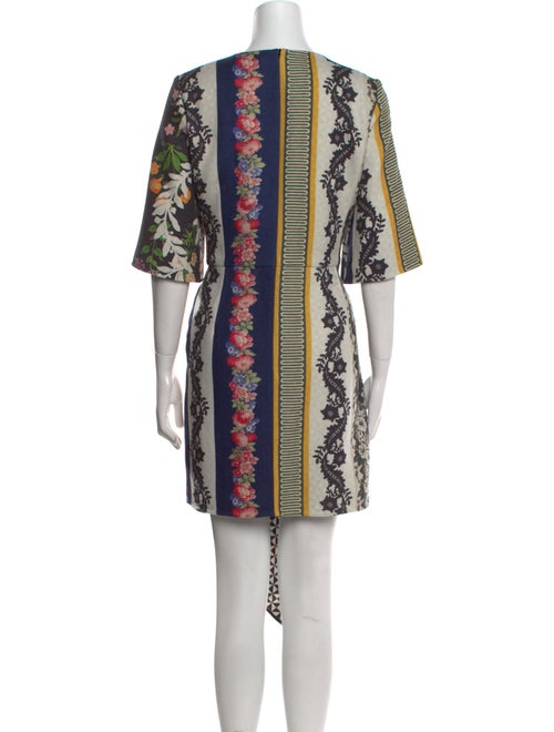 Oscar de la Renta Wool Midi Length Dress