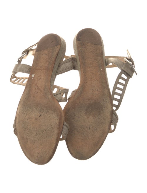 Oscar de la Renta Canvas Sandals
