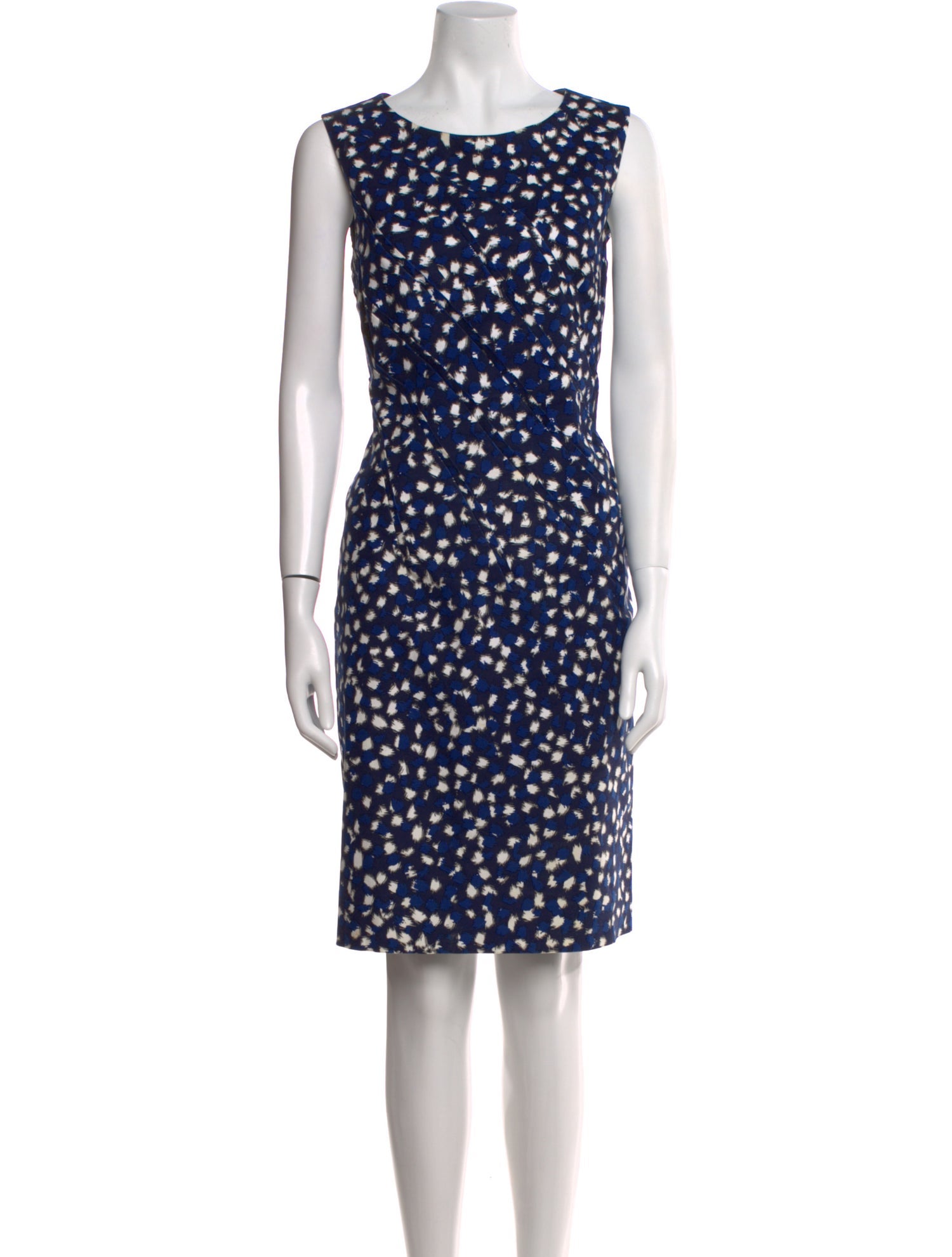 Oscar de la Renta Printed Knee-Length Dress