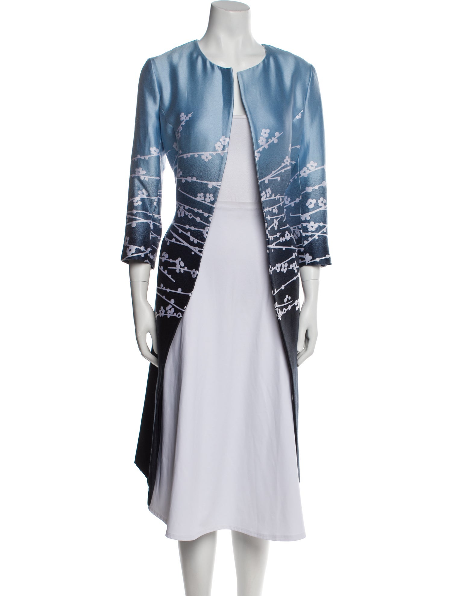 Oscar de la Renta Printed Evening Jacket