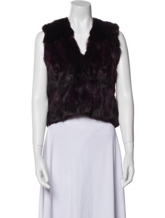 Oscar de la Renta 2011 Striped Fur Jacket