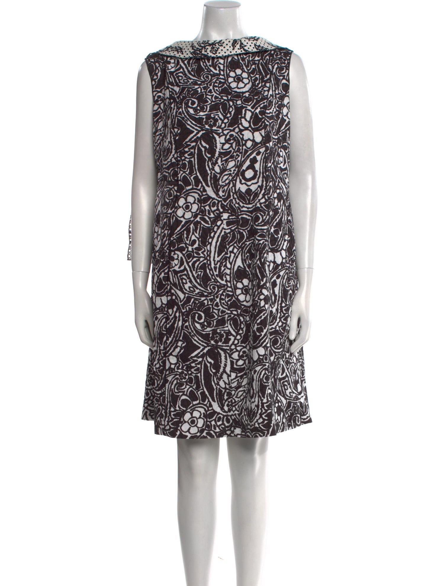 Oscar de la Renta Printed Knee-Length Dress