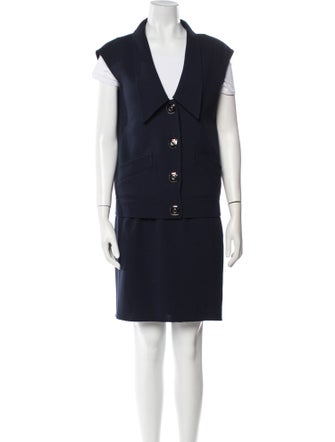 Oscar de la Renta Silk Skirt Set