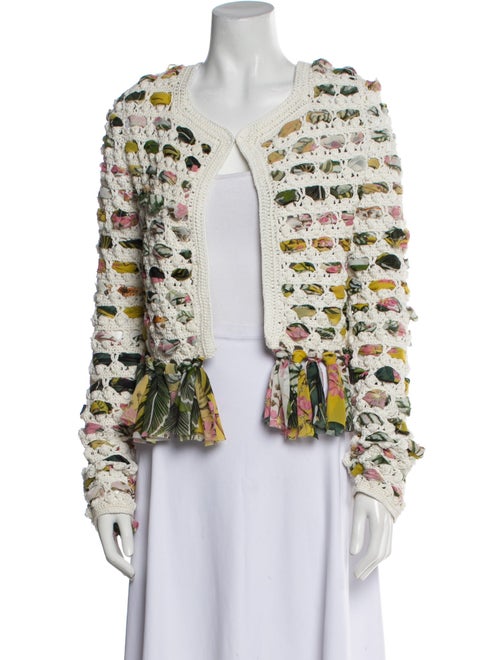 Oscar de la Renta 2023 Patterned Jacket