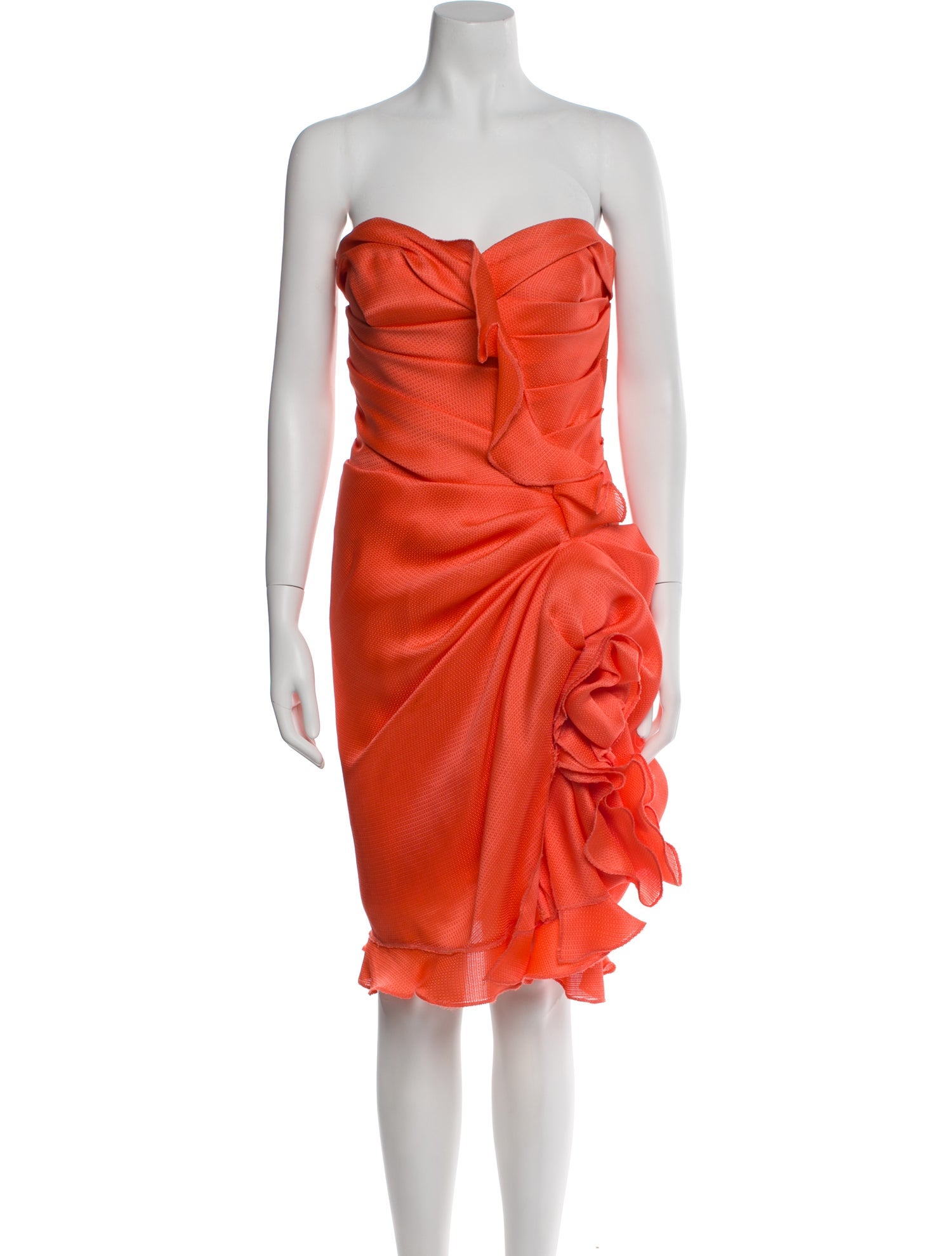 Oscar de la Renta Silk Mini Dress