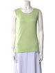 Oscar de la Renta Cashmere Scoop Neck Sweater