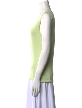 Oscar de la Renta Cashmere Scoop Neck Sweater