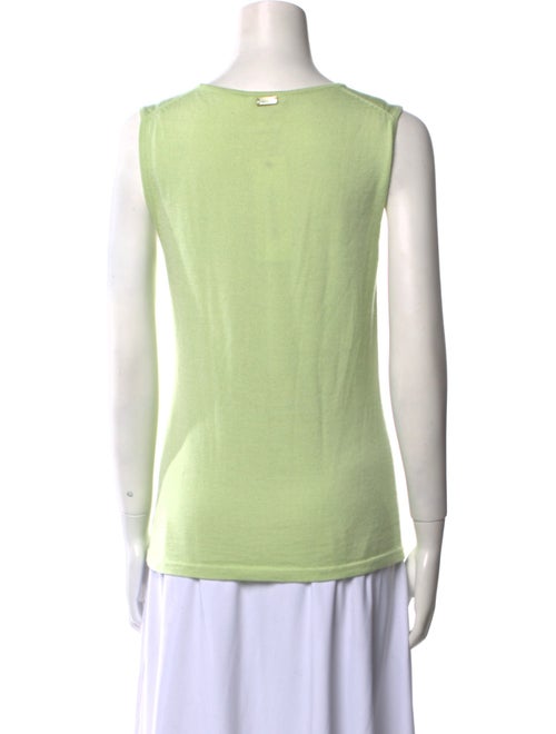 Oscar de la Renta Cashmere Scoop Neck Sweater
