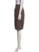 Oscar de la Renta Virgin Wool Knee-Length Skirt
