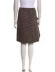 Oscar de la Renta Virgin Wool Knee-Length Skirt