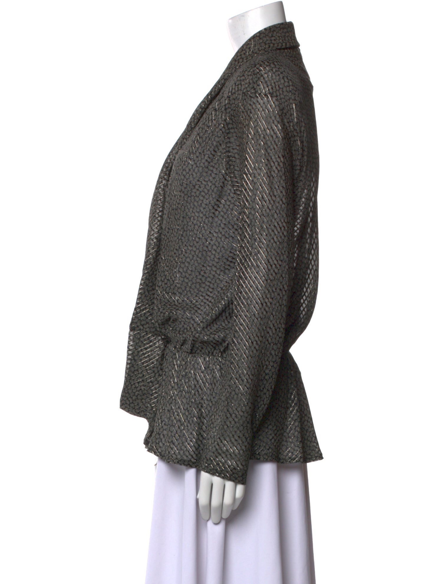 Oscar de la Renta Vintage Striped Blouse