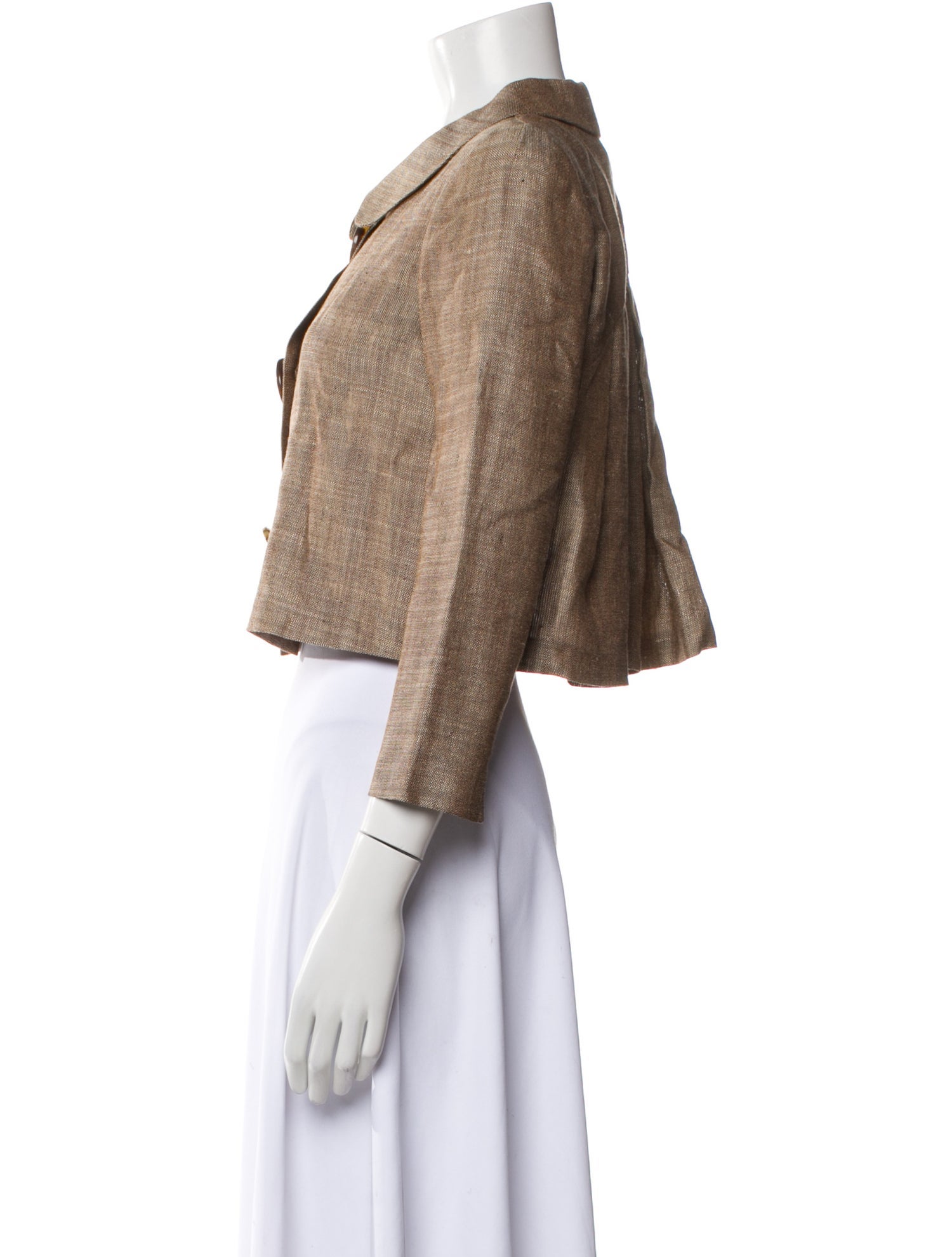 Oscar de la Renta 2006 Tweed Pattern Evening Jacket
