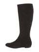 Oscar de la Renta Suede Riding Boots