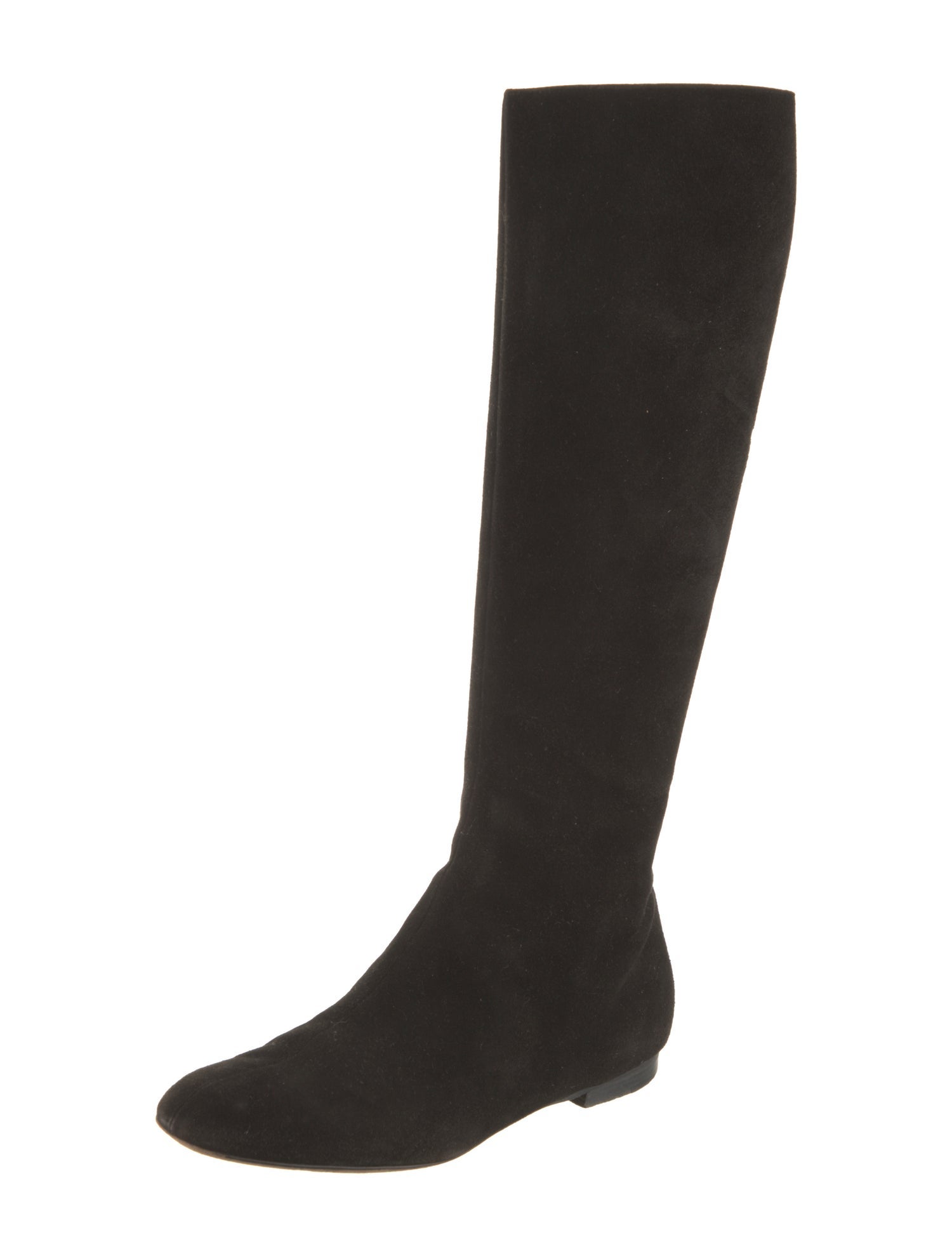 Oscar de la Renta Suede Riding Boots