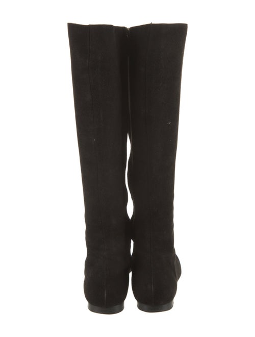 Oscar de la Renta Suede Riding Boots