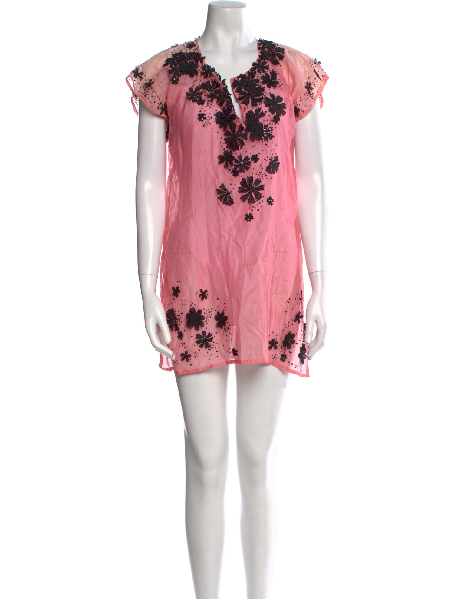 Oscar de la Renta Printed Mini Dress