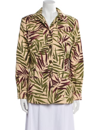 Oscar de la Renta 2002 Printed Jacket