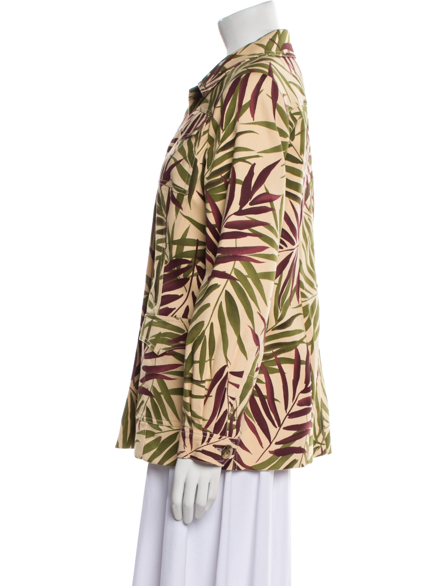 Oscar de la Renta 2002 Printed Jacket