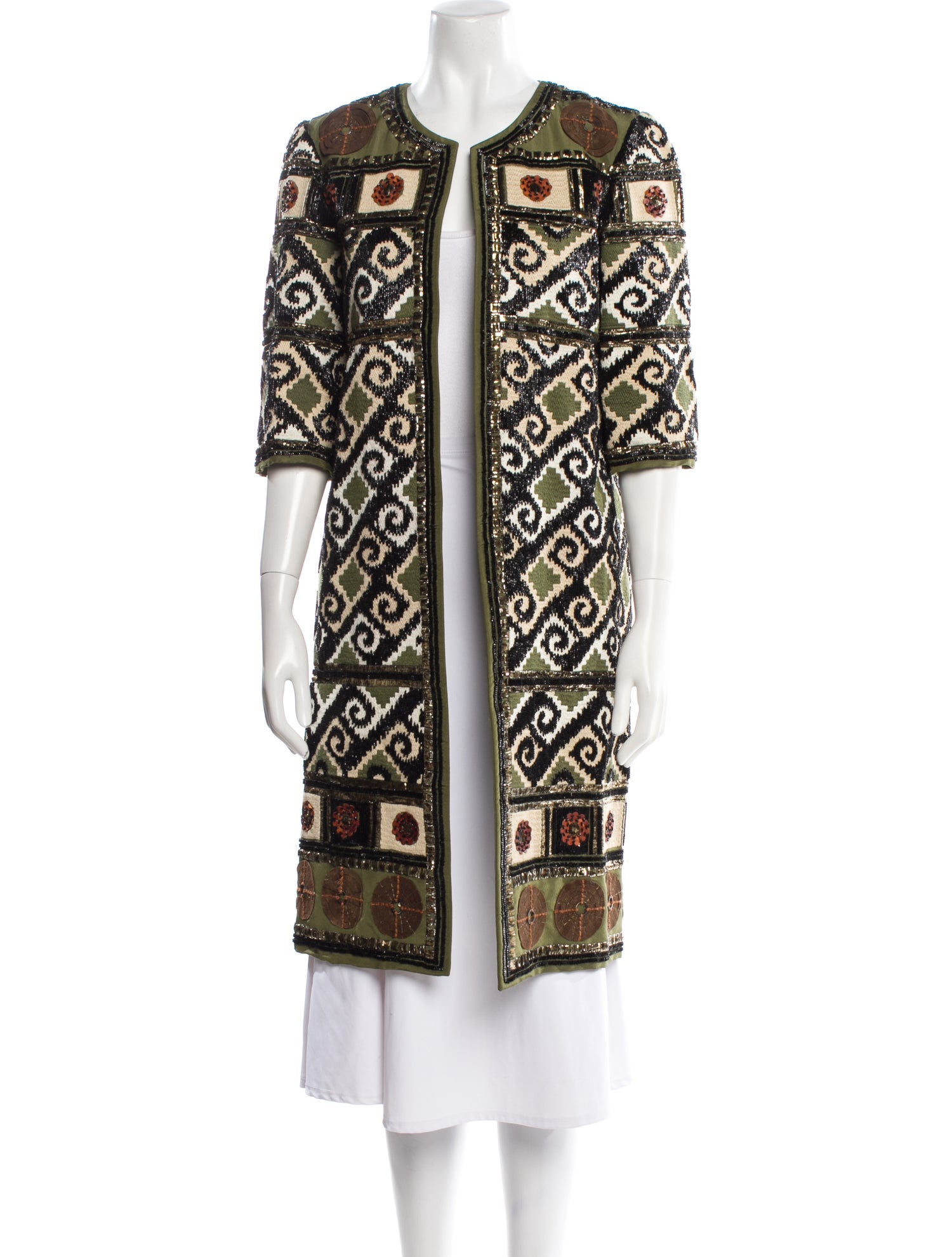 Oscar de la Renta Printed Jacket