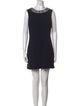 Oscar de la Renta Virgin Wool Mini Dress
