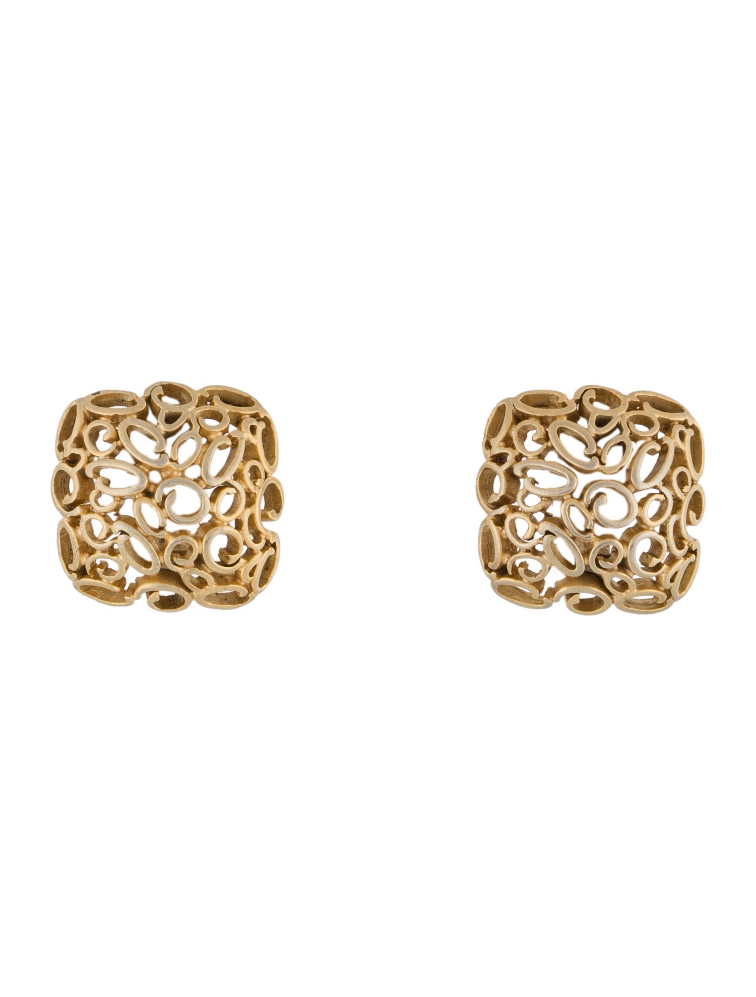 Oscar de la Renta Clip On Earrings