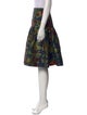 Oscar de la Renta Silk Knee-Length Skirt