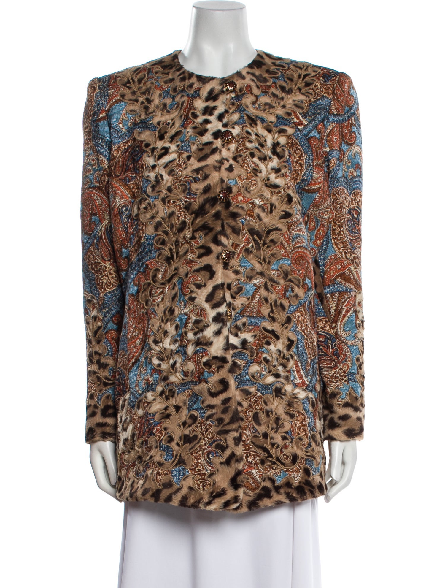 Oscar de la Renta Vintage Late 1980's - Early 1990's Evening Jacket