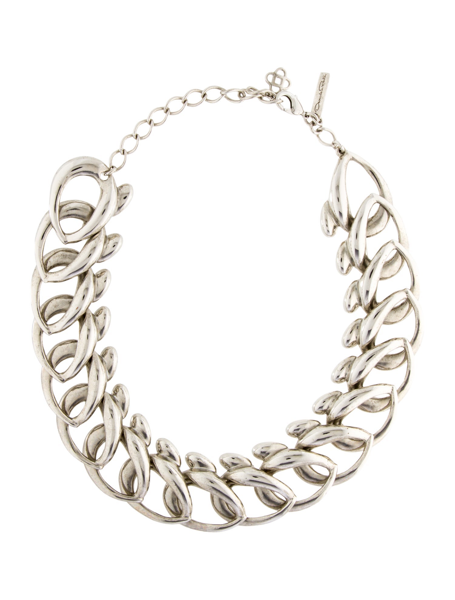 Oscar de la Renta O Chain Link Necklace