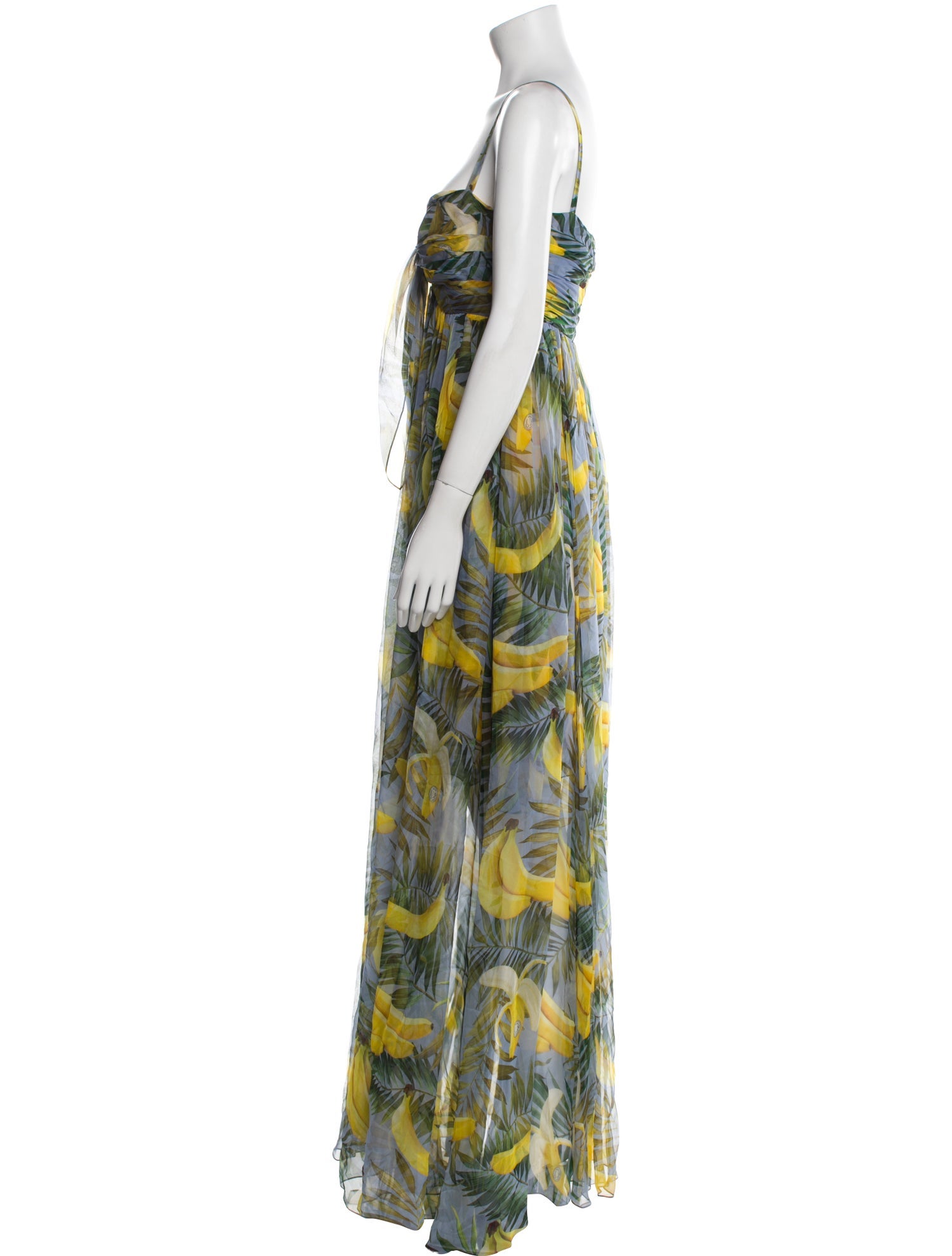 Oscar de la Renta Silk Long Dress