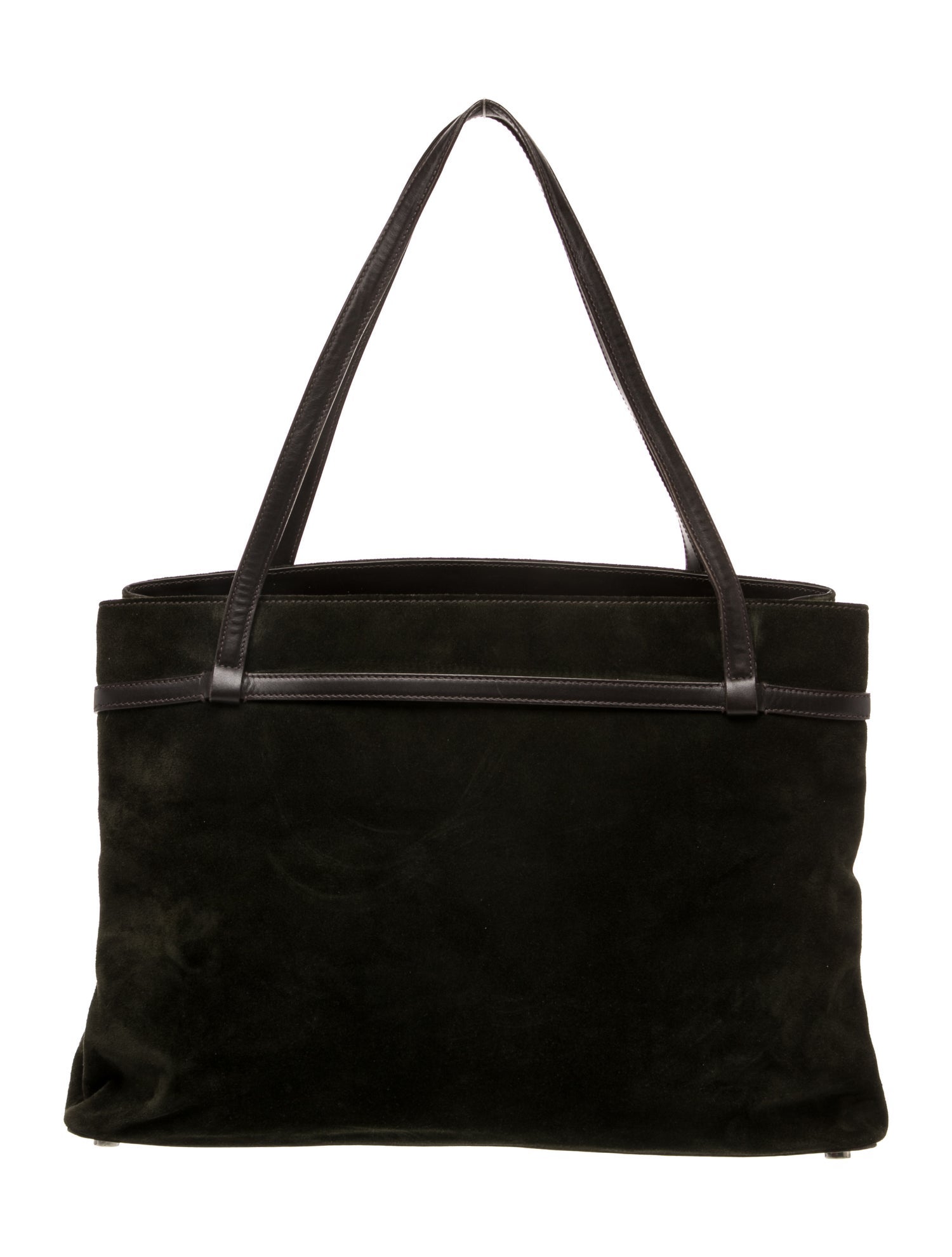 Oscar de la Renta Suede Evening Bag