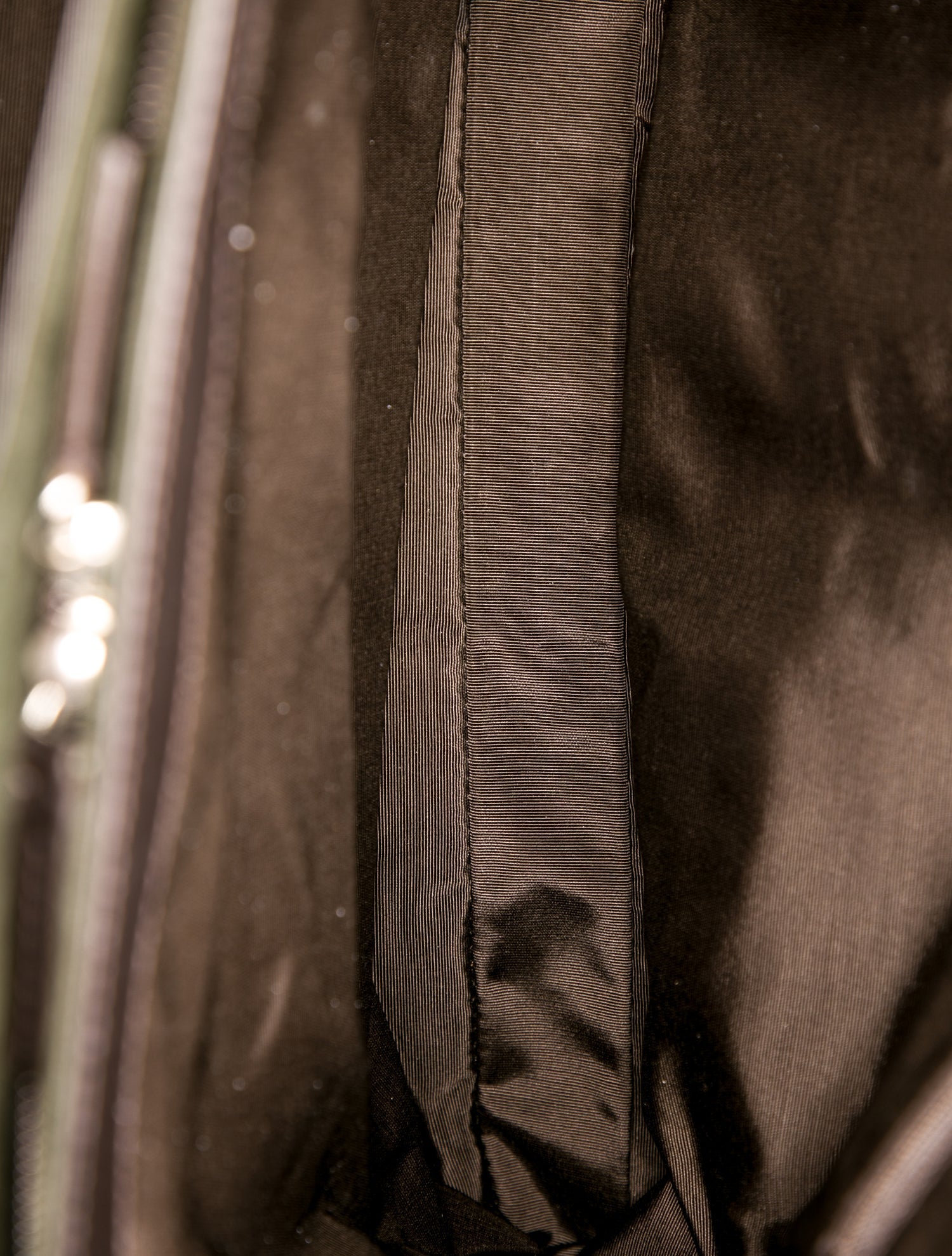 Oscar de la Renta Suede Evening Bag