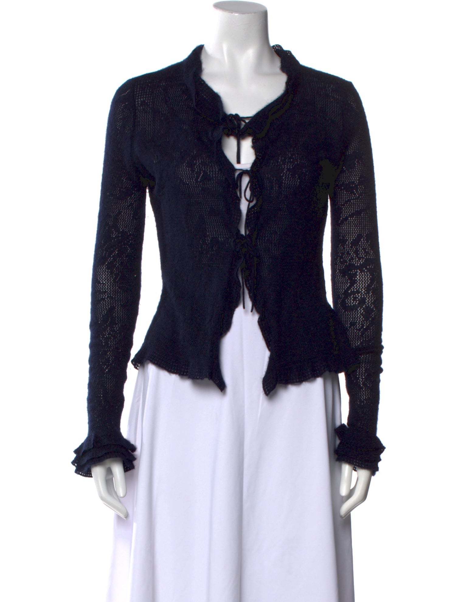 Oscar de la Renta Wool Scoop Neck Sweater