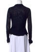Oscar de la Renta Wool Scoop Neck Sweater