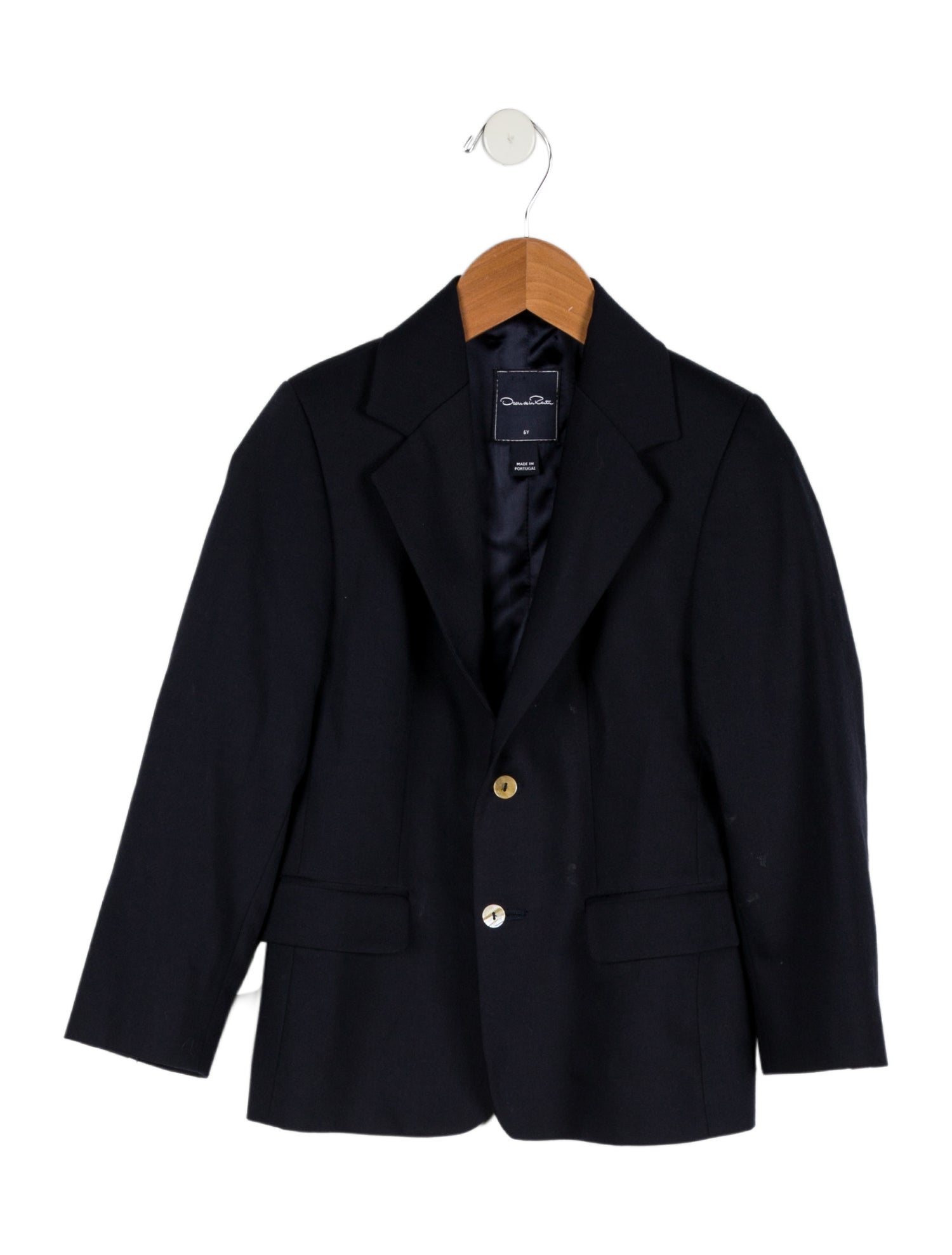 Oscar de la Renta Toddlers' Solid Blazer Jacket