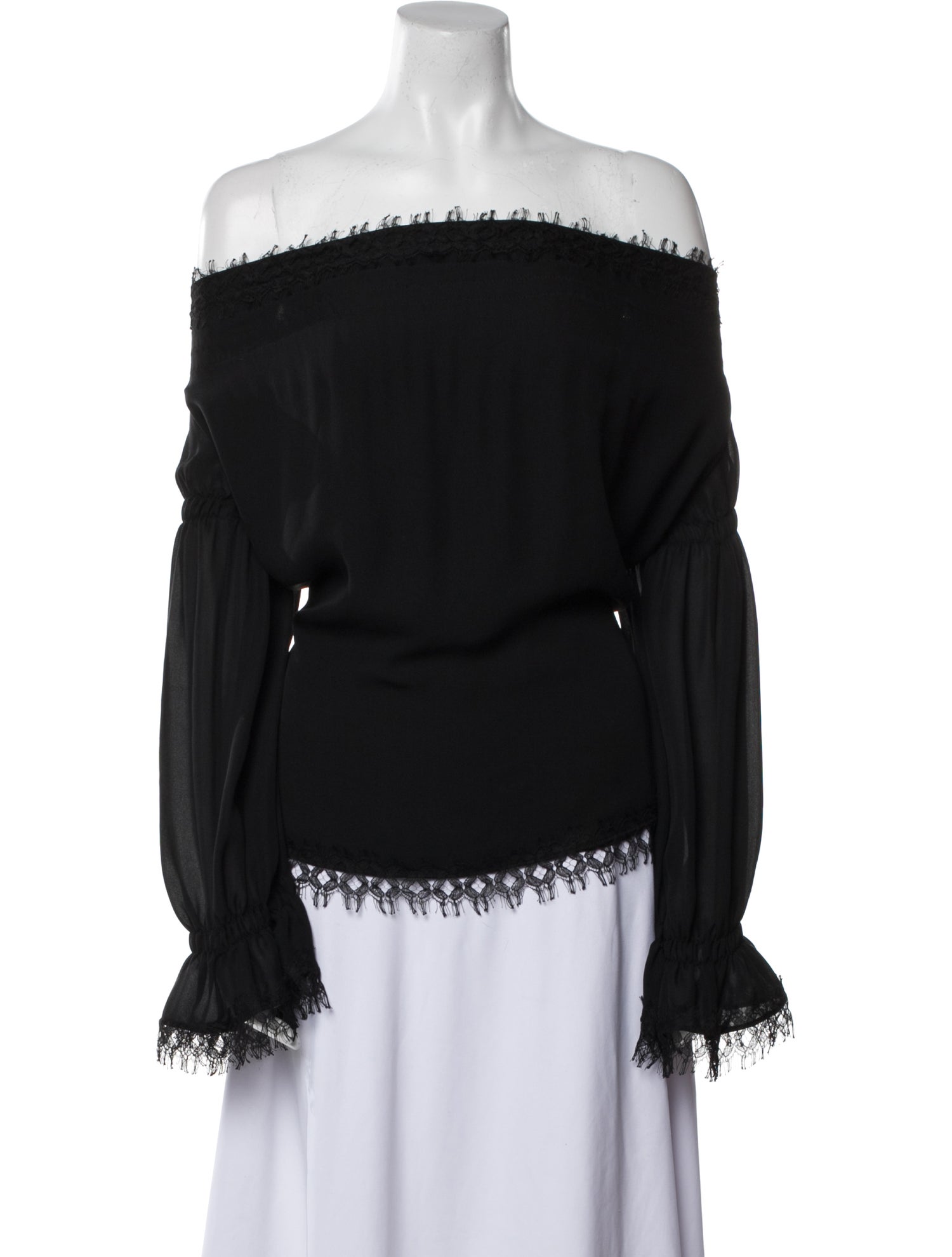 Oscar de la Renta 2017 Silk Blouse