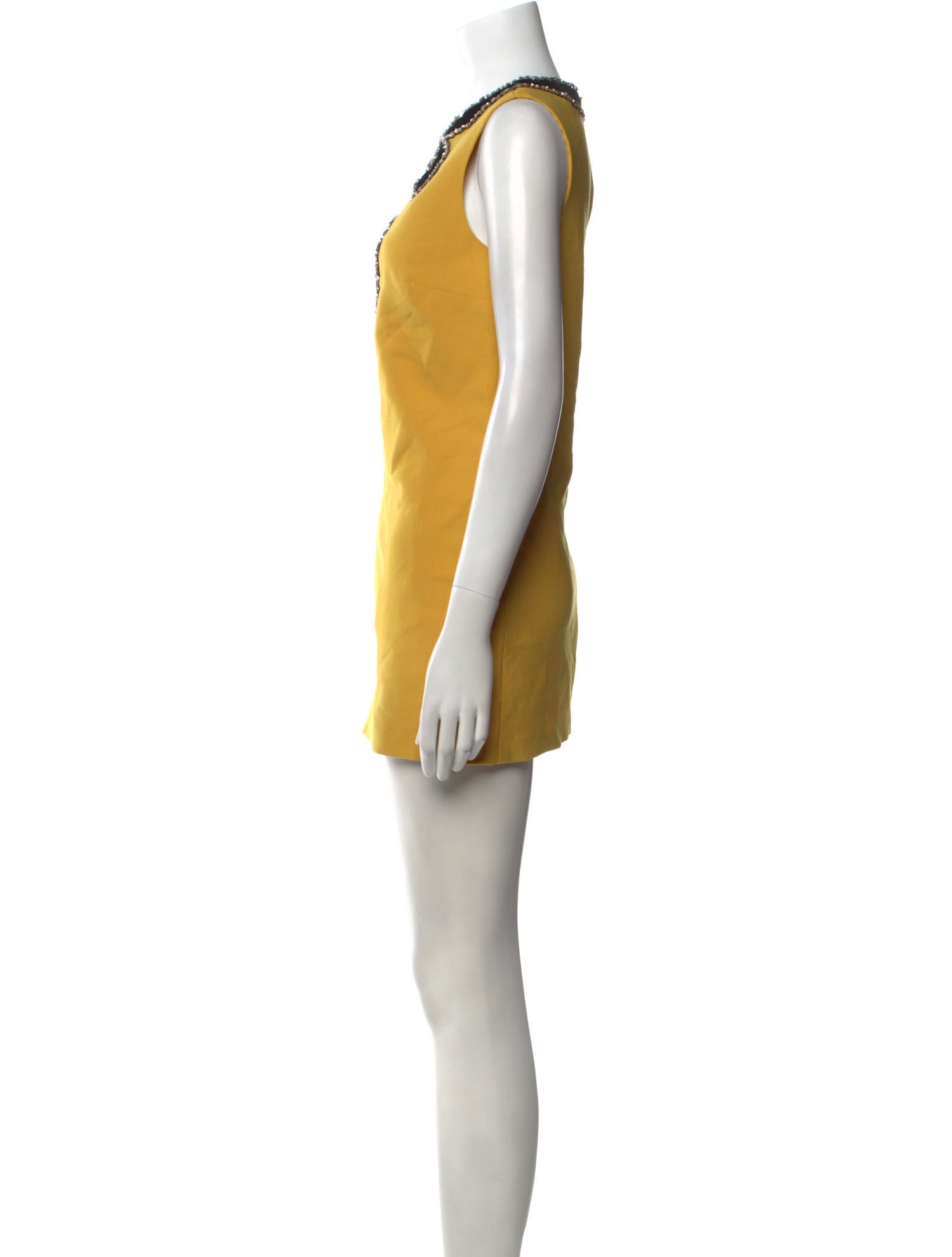 Oscar de la Renta Virgin Wool Mini Dress