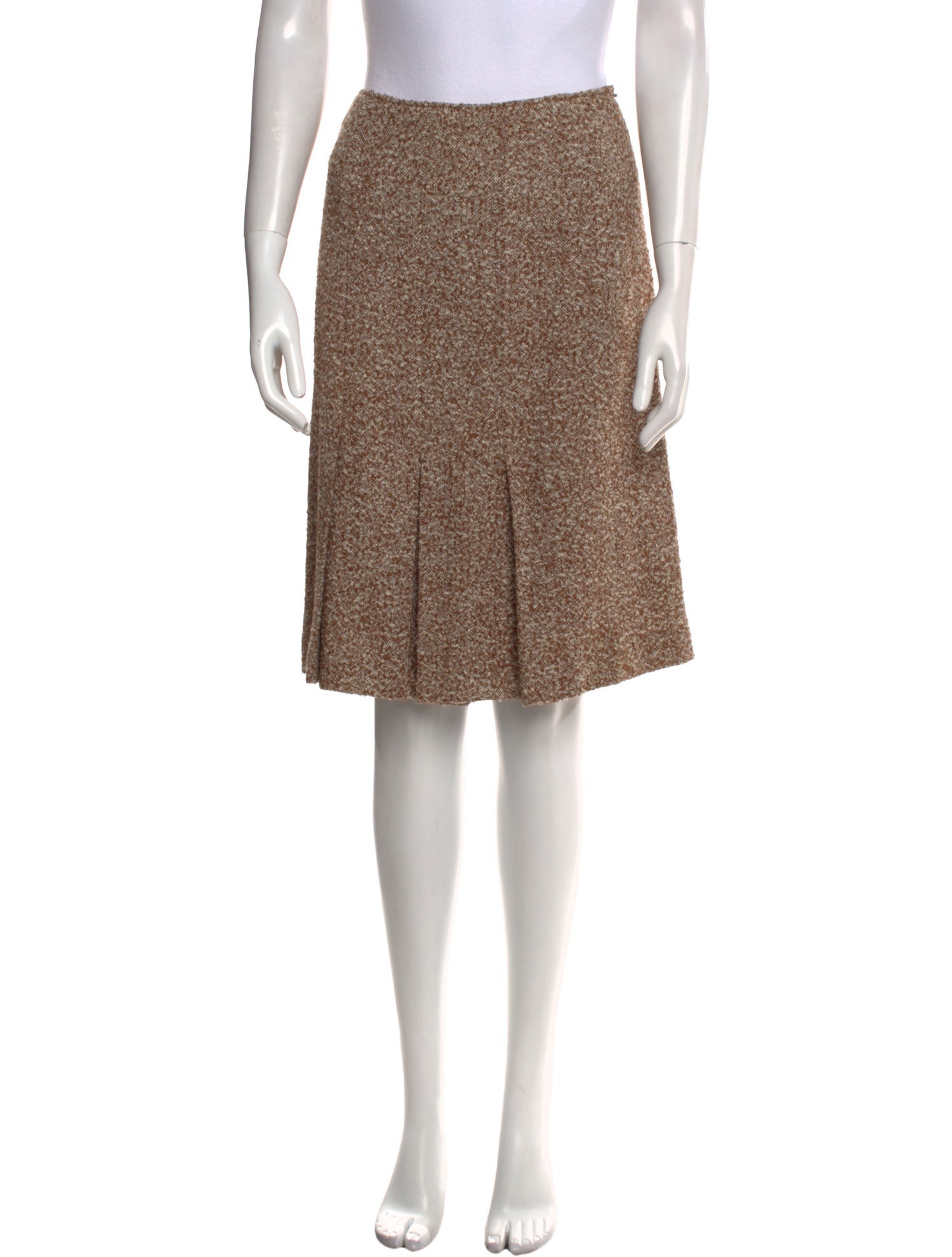 Oscar de la Renta Alpaca Knee-Length Skirt