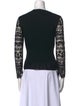 Oscar de la Renta 2014 Lace Pattern Sweater