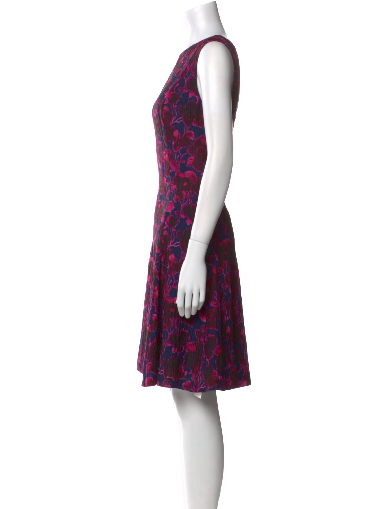 Oscar de la Renta Silk Knee-Length Dress