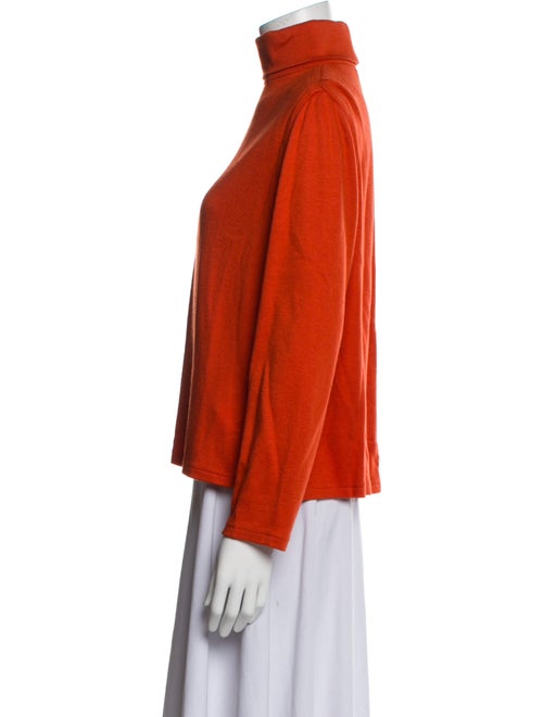 Oscar de la Renta Turtleneck Long Sleeve Sweatshirt