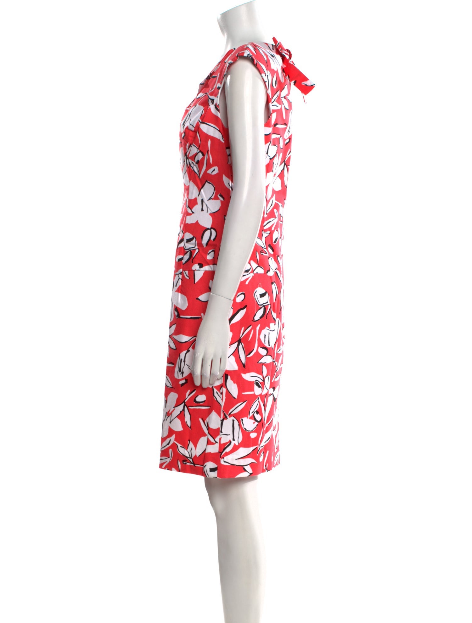 Oscar de la Renta Printed Knee-Length Dress