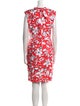 Oscar de la Renta Printed Knee-Length Dress