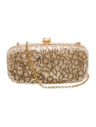 Oscar de la Renta Satin Minaudière