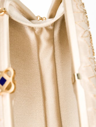 Oscar de la Renta Satin Minaudière