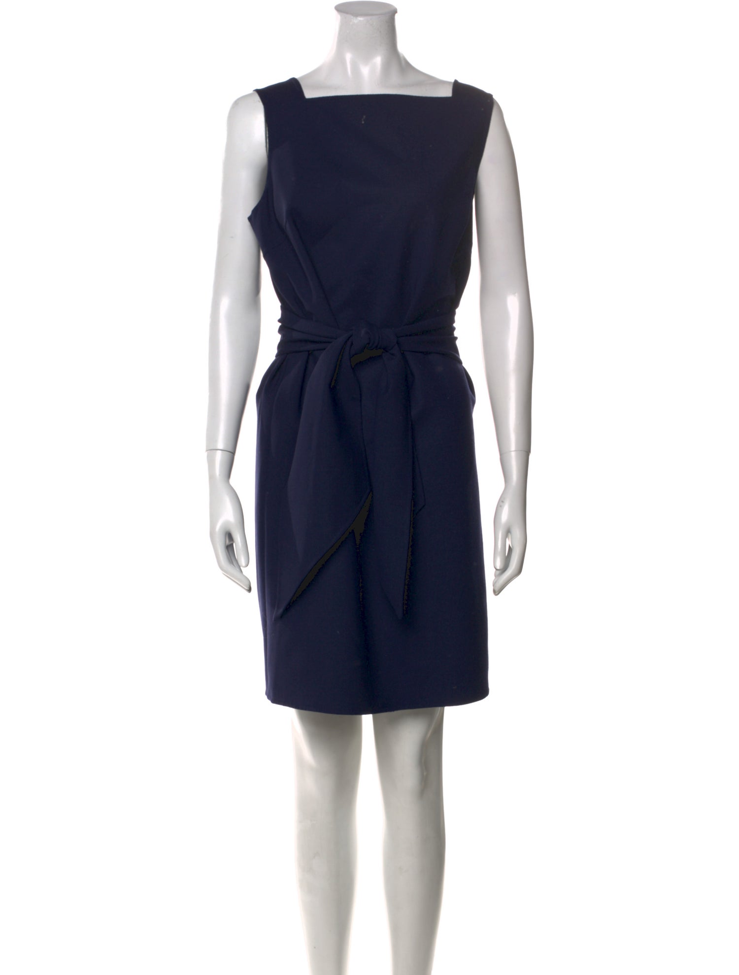 Oscar de la Renta Virgin Wool Mini Dress