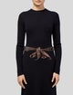 Oscar de la Renta Satin Waist Belt