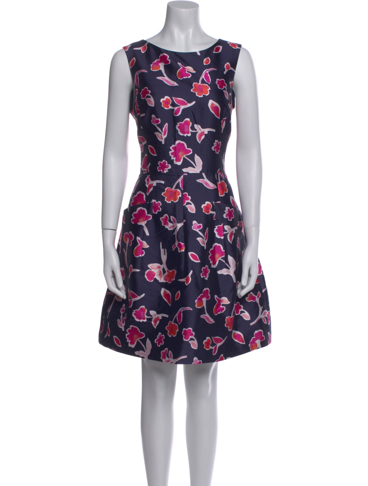 Oscar de la Renta Silk Mini Dress